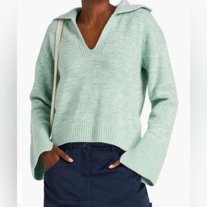 NAADAM Soft Mint Green Wool and Cashmere - Blend Sweater